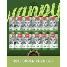 Baron Pet Wanpy Kedi Konserve Mama 375 gr Kuzulu x 12