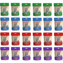 Baron Pet Snacky Kedi Ödül Kraker 4 Çeşit x 24