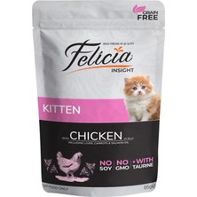 Baron Pet Felicia Kitten Kedi Pouch Tavuklu 85 gr