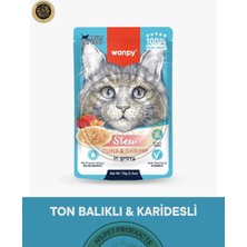 Baron Pet Wanpy Ton Karides Pouch Kedi 70 gr