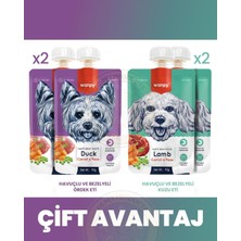 Baron Pet Wanpy Köpek Et Ezme Ördek ve Kuzu x 4