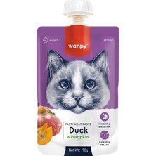 Baron Pet Wanpy Ördek Balkabak Kedi Et Ezmesi 90 gr x 10