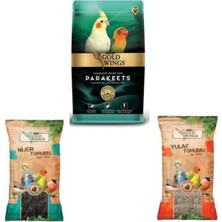 Baron Pet Gw Paraket, Yulaf, Nijer 3 Lü Set