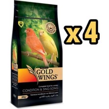 Baron Pet Gold Wings Premium Kanarya Kondisyon Öttürücü 200 gr x 4 Paket