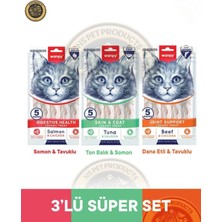 Baron Pet Wanpy Kedi Ödül Krema Healty 3 Lü Set