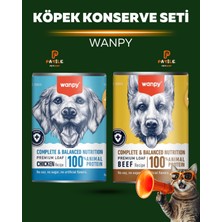 Baron Pet Wanpy Köpek Konserve 375 gr Tavuk & Beef x 2
