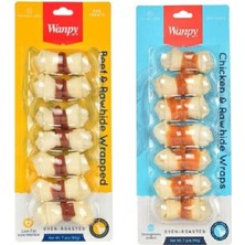 Baron Pet Wanpy Biftek Sarılı Ödül Maması 85 gr - Deri Üzerine Tavuk Sarılı Köpek Ödül Maması 90 gr - Köpek Ödül