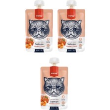 Baron Pet Wanpy Somon Tavuk Kedi Et Ezmesi 90 gr x 3