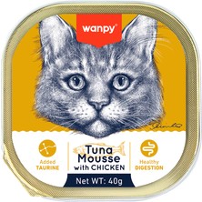 Baron Pet Wanpy Kedi 40G Ton Balıklı & Tavuklu Alutray Yaş Mama