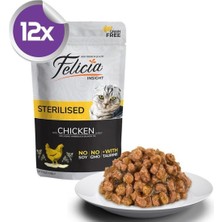 Baron Pet Felicia Kedi Pouch Kısır Tavuk 85 gr x 12