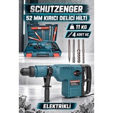 SCHUTZENGER Germany 52 mm Elektrikli Kırıcı Delici Hilti 11 kg 4 Uçlu Set 3 Fonksiyonlu Profesyonel