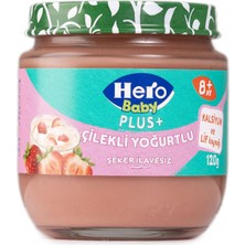 Hero Baby Prebiyotikli Çilekli Yoğurtlu Kavanoz Mama 120 gr (4 Adet)