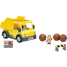 Bluey Damperli Kamyon ve Figür Oyun Seti (4 Adet)