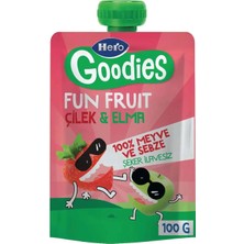 Hero Goodies Çilek Elma Püresi 100 gr (2 Adet)