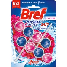 Bref Wc Blok Power Aktiv Çiçek 2 x 50 G 4 Adet