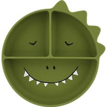 Trixie Mr. Dino - Silikon Vakumlu Bölmeli Tabak (4 Adet)