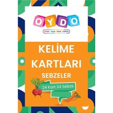 Oydo Kelime Kartları Sebzeler (4 Adet)