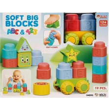 Dede Oyuncak Yumuşak Big Bloklar ABC&123 (4 Adet)