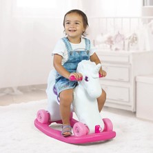 Oyuncak Unicorn Sallanan Tekerlekli At