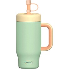 SipnJoy - Handlehug Tumbler Pipetli Suluk 550 ml - Mint (3 Adet)