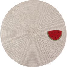 Homebasix Meyve Temalı Amerikan Servis 38 cm