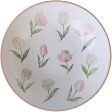Keramika Lale Çukur Tabak 21 cm 3 Adet