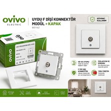 Ovivo Grano Beyaz Uydu Prizi –çerçeve Dahil