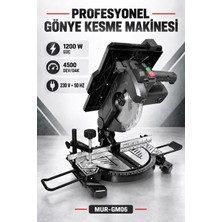 SCHUTZENGER -GM06 Profesyonel Gönye Kesme Makinesi 1200 W 4500 Devir 230 V