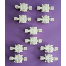 Enessu 10 Adet 4 Yollu Vana Su Arıtma Cihazları Shut Of Valf Valve