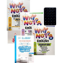 Günay Yayınları Why Not 8.sınıf Ingilizce 3'lü Set+Ankara Yayınları Deneme+Vantuz+Çanta Süsü