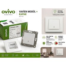 Ovivo Grano Beyaz Vavien Anahtar –çerçeveli