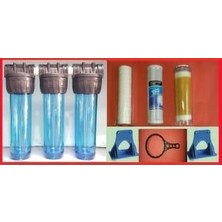 Enessu Daire Girişi Su Arıtma Cihazları 3/4"  Reçine Filtreli Bilezikli Tip