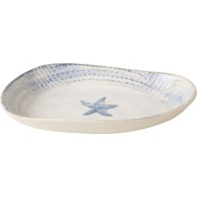 Keramika Marin Kayık Tabak 24 cm 4 Adet