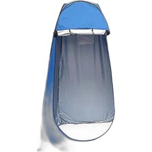 Zamerya Otomatik Wc Portatif Giyinme Çadırı 120X120X190 cm Mavi