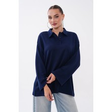 Mega Life Kolu Armalı Polo Yaka Oysho Tunik