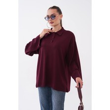 Mega Life Kolu Armalı Polo Yaka Oysho Tunik