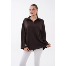 Mega Life Kolu Armalı Polo Yaka Oysho Tunik