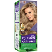 Koleston Naturals Saç Boyası 8/1 Açık Küllü Kumral 110 ml 4 Adet