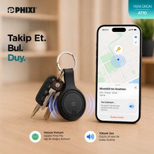 Phixi Phıxı AT10 Akıllı Eşya Bulucu Takip Etiketi – Ios Bul Uyumlu, Suya Dayanıklı