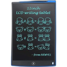 Zamerya 12 Inc Writing LCD Grafik Dijital Kalemli Çizim Tableti Yazı Tahta Not Yazma Eğitim Tableti