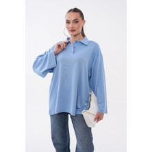 Mega Life Kolu Armalı Polo Yaka Oysho Tunik