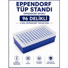Labolist Ependorf Tüp Standı 0.5 ml Için 96 Delikli - Eppendorf Sporu