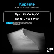Kingjet Kyocera Uyumlu TK-5195 Standart Kapasiteli (4 Renk Takım) Çipli Muadil Toner