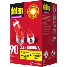Detan Makine 60 + Likit 30 Gece 68 ml 2 Adet