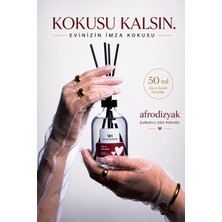 Vivaldi Home Hürrem Afro Çubuklu Oda Kokusu 50 ml Kalıcı Etki ve Minimal Cam Şişe Tasarımı
