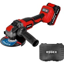 Rodex A.k.avuç Taşlama 100/115/125 mm 0-8500 Rpm 2 x Lı-Ion 20V/4.0AH Bmc RDX1022