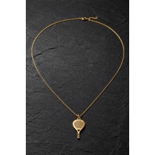 Nalia Takı Padel Gümüş Kolye (Gold)