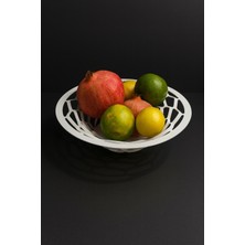 Artun Metal Metal Modern Metal Meyvelik,dekoratif Metal Meyve Sepeti,tezgah Üstü Sunumluk