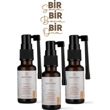 Bioterra Organik Ağız Bakım Spreyi 3'lü Set - Bir Sana Bir Bana Bir Ona Propolis, Kekik, Karanfil ve Naneli Ferahlatıcı Sprey 3X20 ml | Propolis Mouth Spray