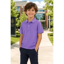 Yalçınoğlu Premium Okul Lakosu Polo Yaka %100 Pamuk Erkek Çocuk Okul Tişörtü Kısa Kol Penye 8-16 Yaş I Çocuk Okul Forması Polo Yaka Basic Tişört Unisex Kısa Kol Yumuşak Dokulu Nefes Alan Kumaş 8-16 Yaş